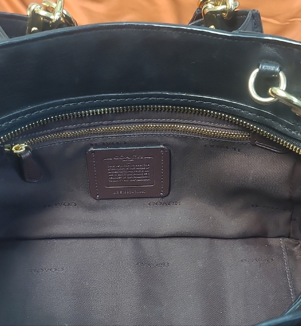 Coach Black Leather Dreamer 30947 - Picture 12 of 14